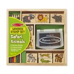 Set 9 stampile din lemn Safari - Melissa  Doug fotografia produsului