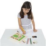 Set 9 stampile din lemn Safari - Melissa  Doug fotografia produsului View 3 S