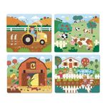 Set puzzle cu 4 modele - La ferma fotografia produsului View 2 S