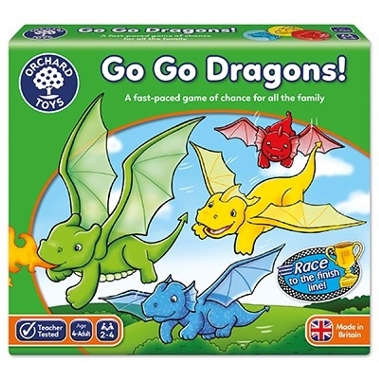 Joc de societate Intrecerea dragonilor GO GO DRAGONS! fotografia produsului