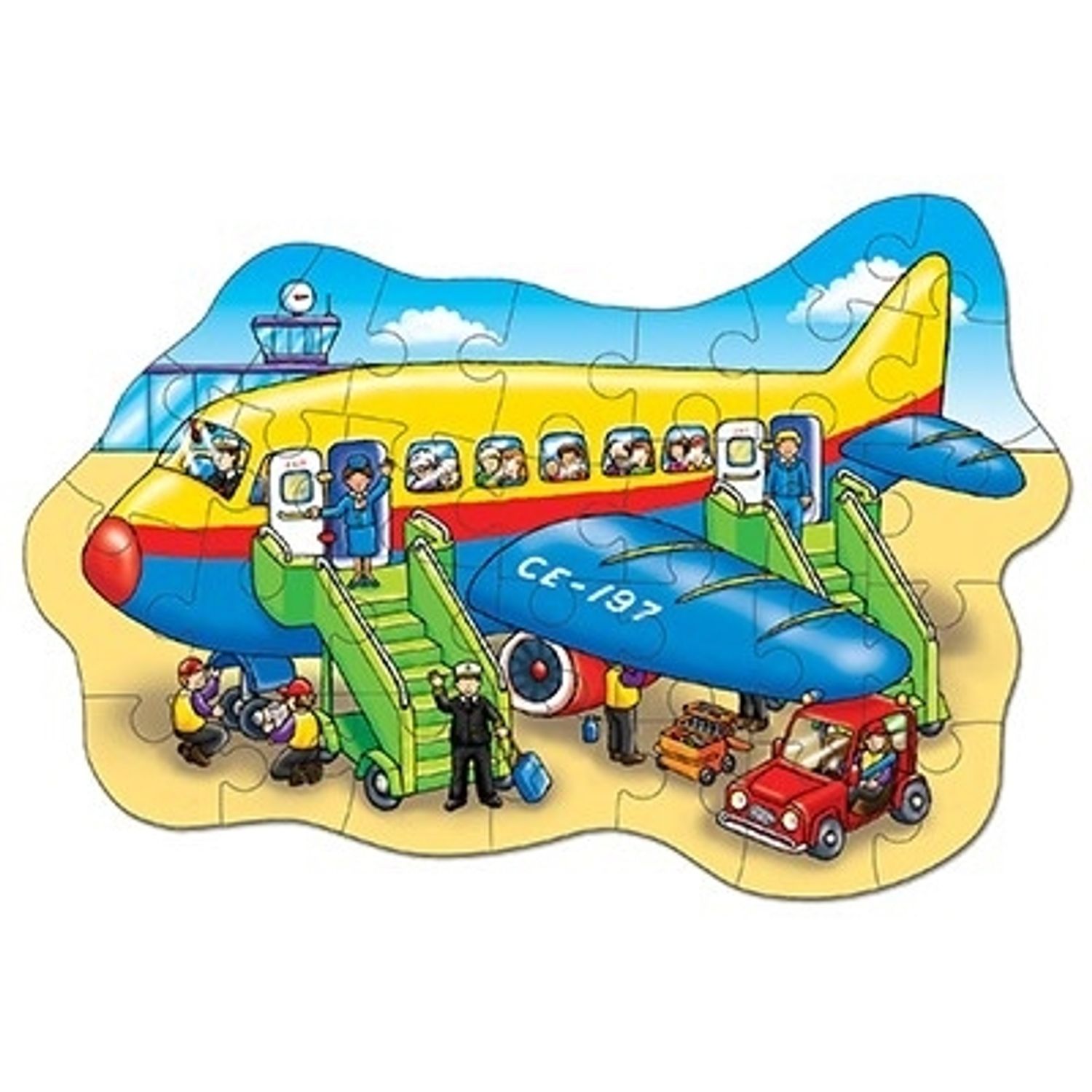 Puzzle de podea Avion (30 piese) BIG AEROPLANE fotografia produsului View 2 L