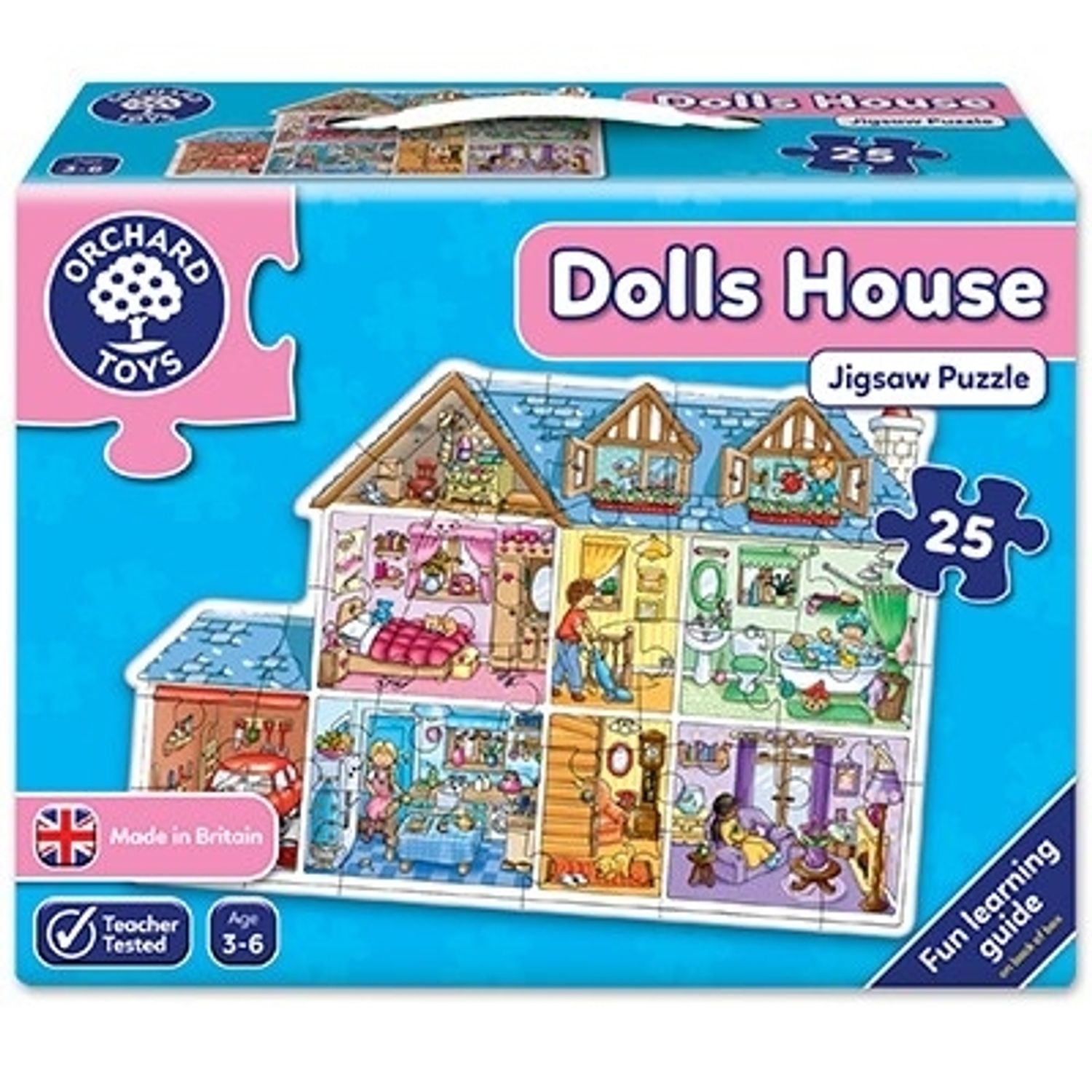 Puzzle de podea Casa (25 piese) DOLLS HOUSE JIGSAW fotografia produsului