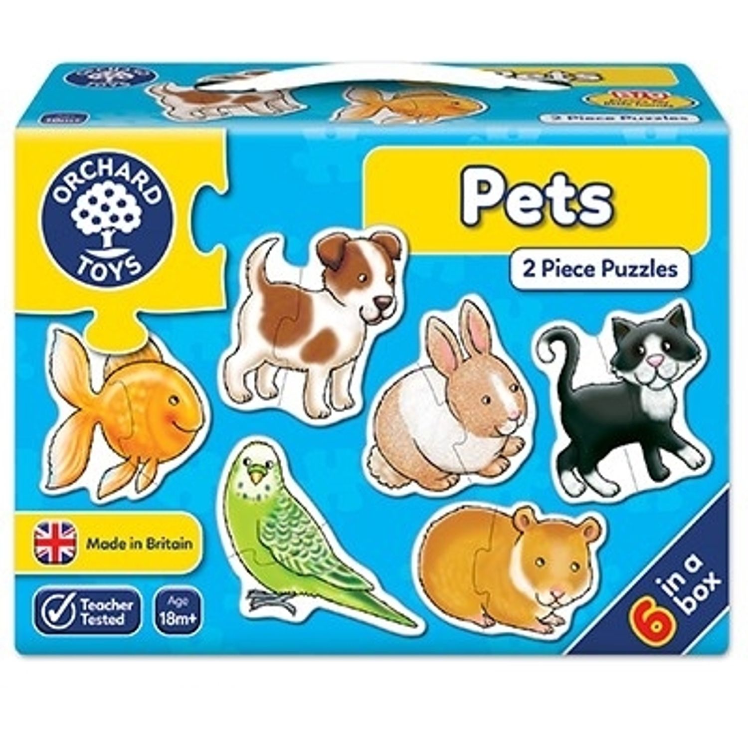 Set 6 puzzle Animale de companie (2 piese) PETS fotografia produsului