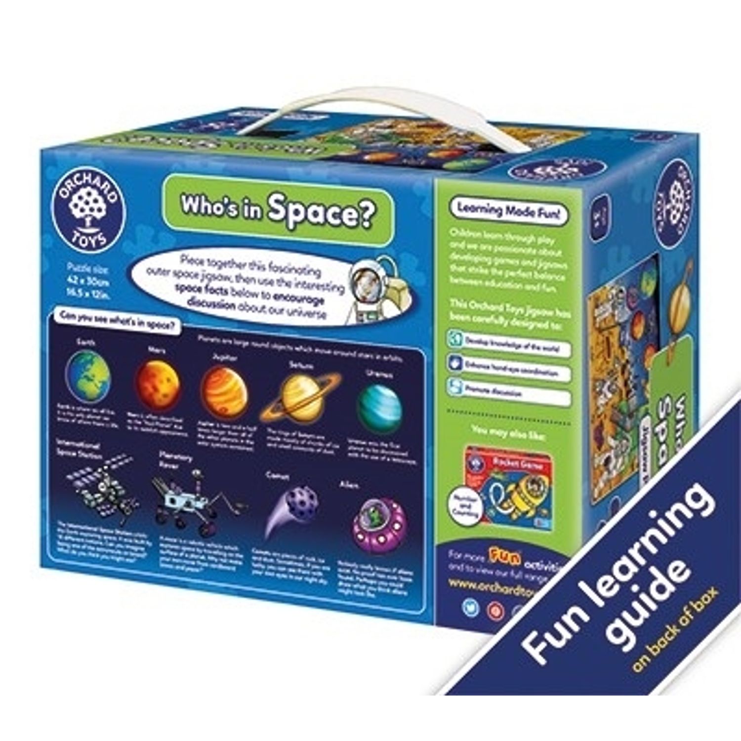Puzzle Spatiul cosmic - 25 piese - Who s in space? fotografia produsului View 5 L