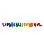 Figurine ciupercute mandala curcubeu fotografia produsului