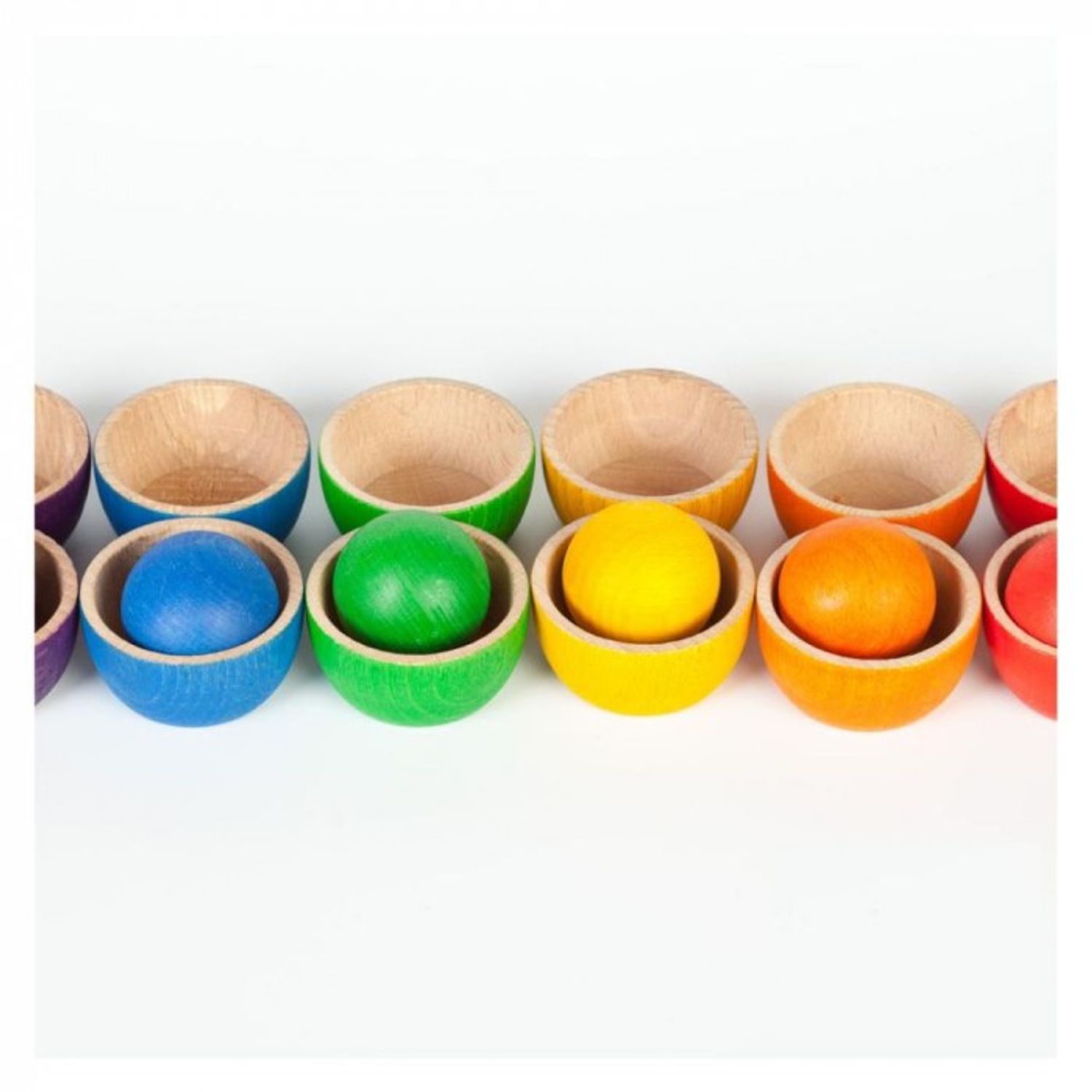 Set boluri si bile colorate 18 piese fotografia produsului