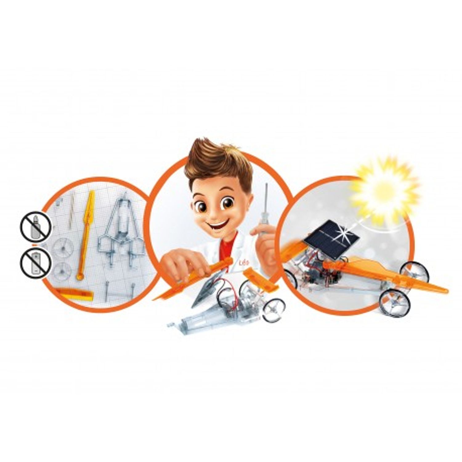Mini laborator Masinuta Energie Solara - Set experimente copii fotografia produsului View 2 L