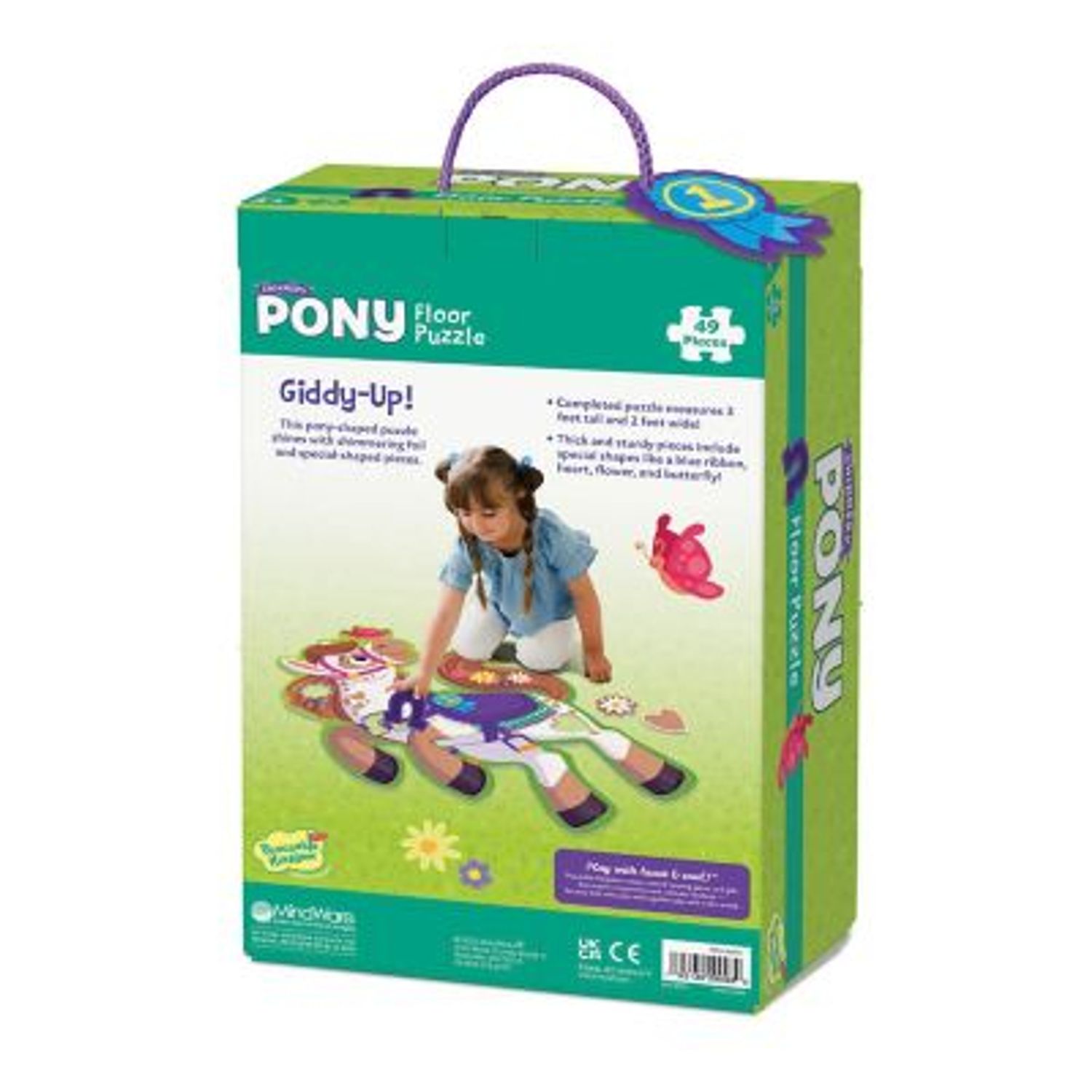 Pony floor puzzle - Puzzle de podea in forma de ponei fotografia produsului View 2 L
