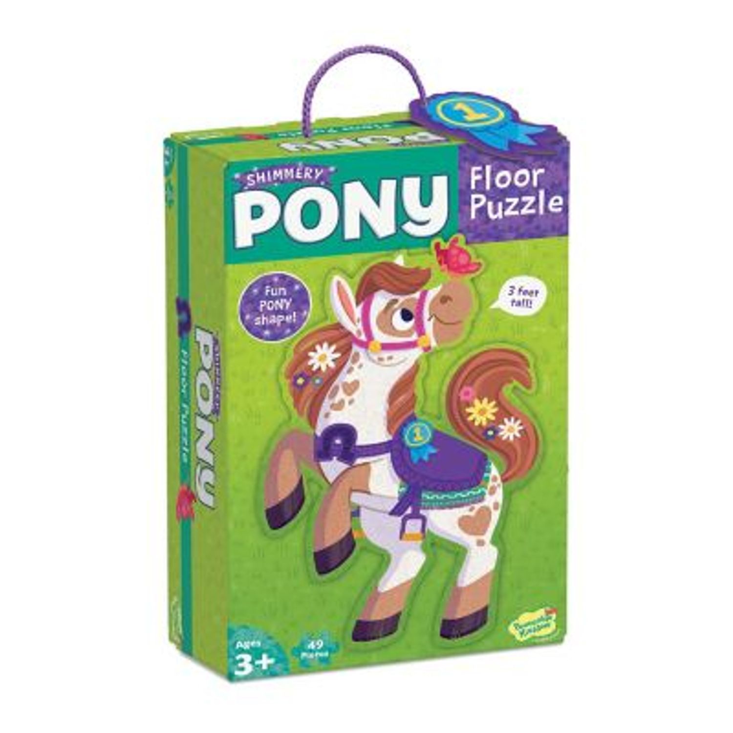 Pony floor puzzle - Puzzle de podea in forma de ponei fotografia produsului