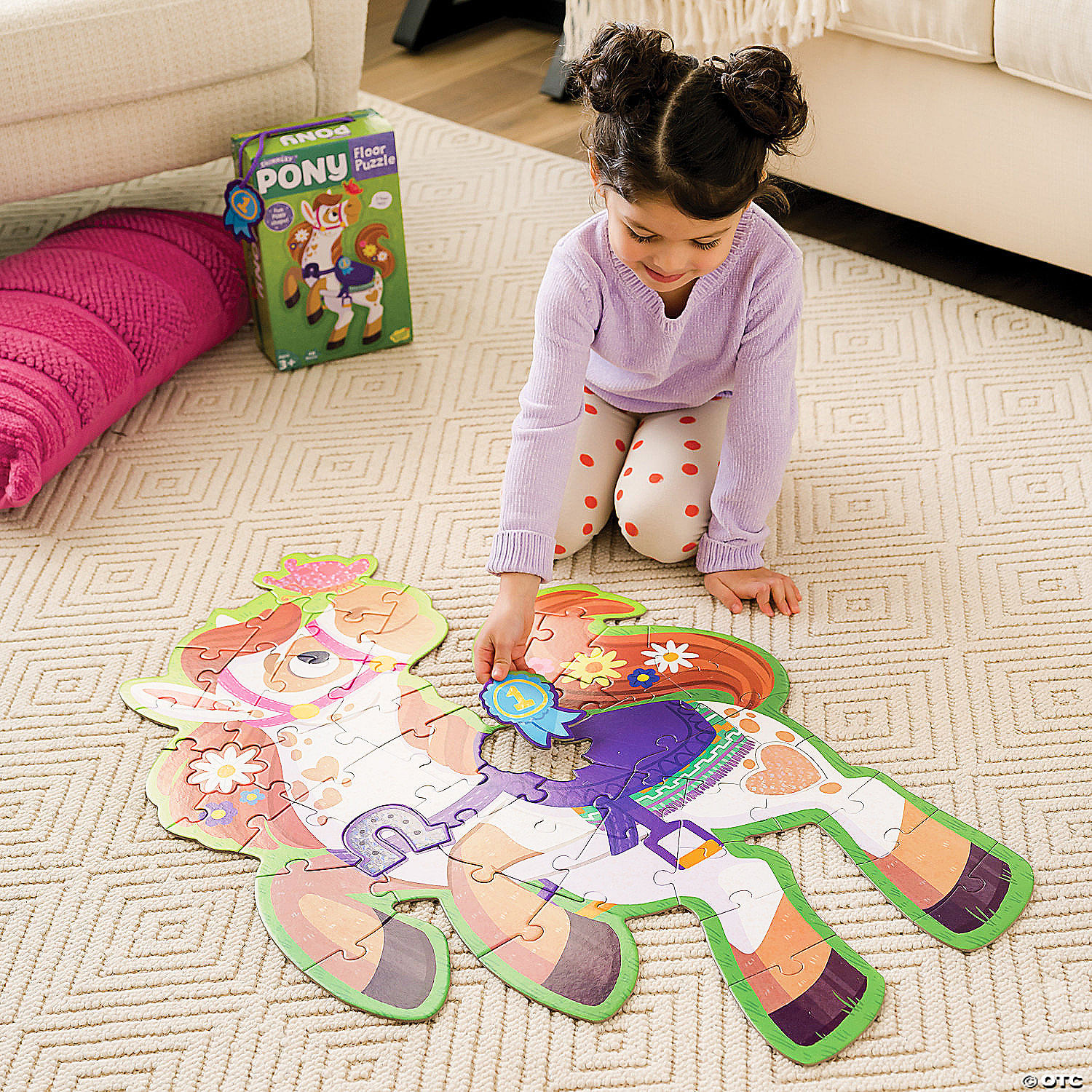 Pony floor puzzle - Puzzle de podea in forma de ponei fotografia produsului View 4 L