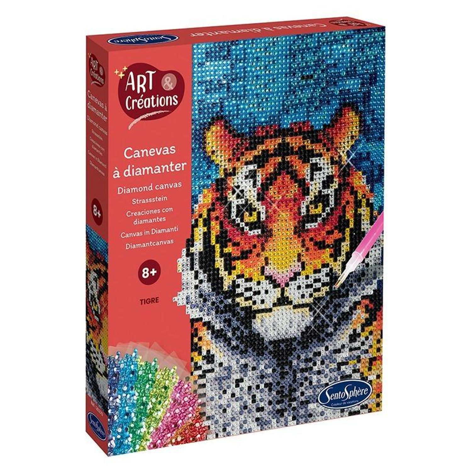 Kit Creativ Diamante Tigru fotografia produsului View 3 L