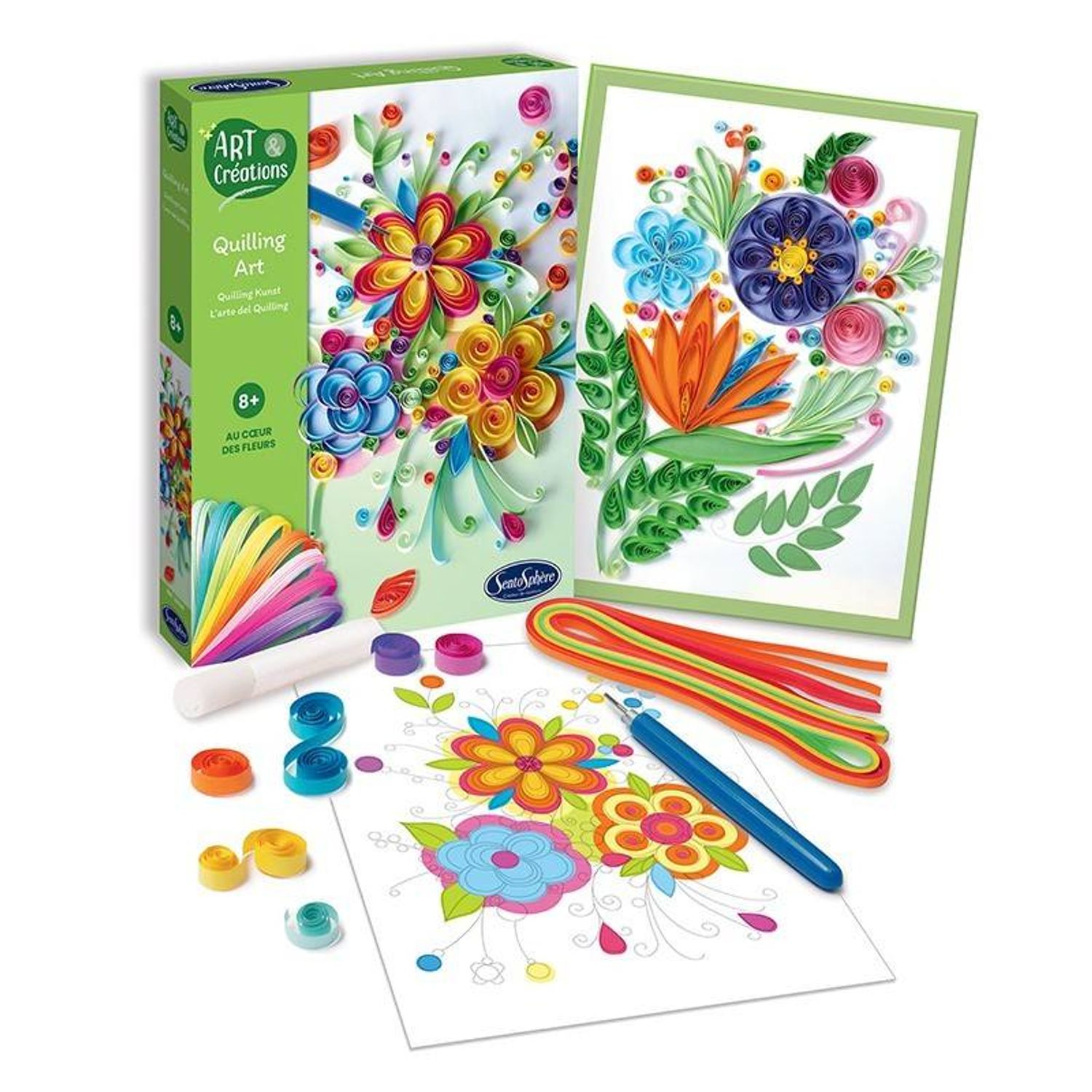 Kit Creativ Quilling Flori fotografia produsului View 2 L