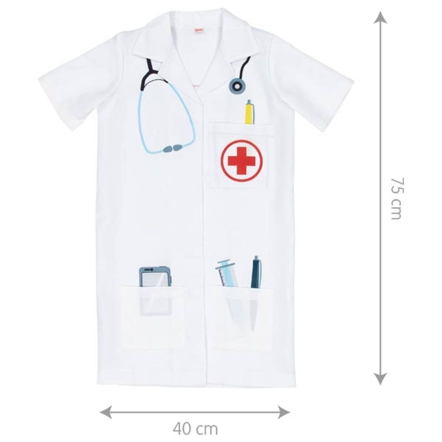 Halat de doctor pentru copii fotografia produsului View 3 L