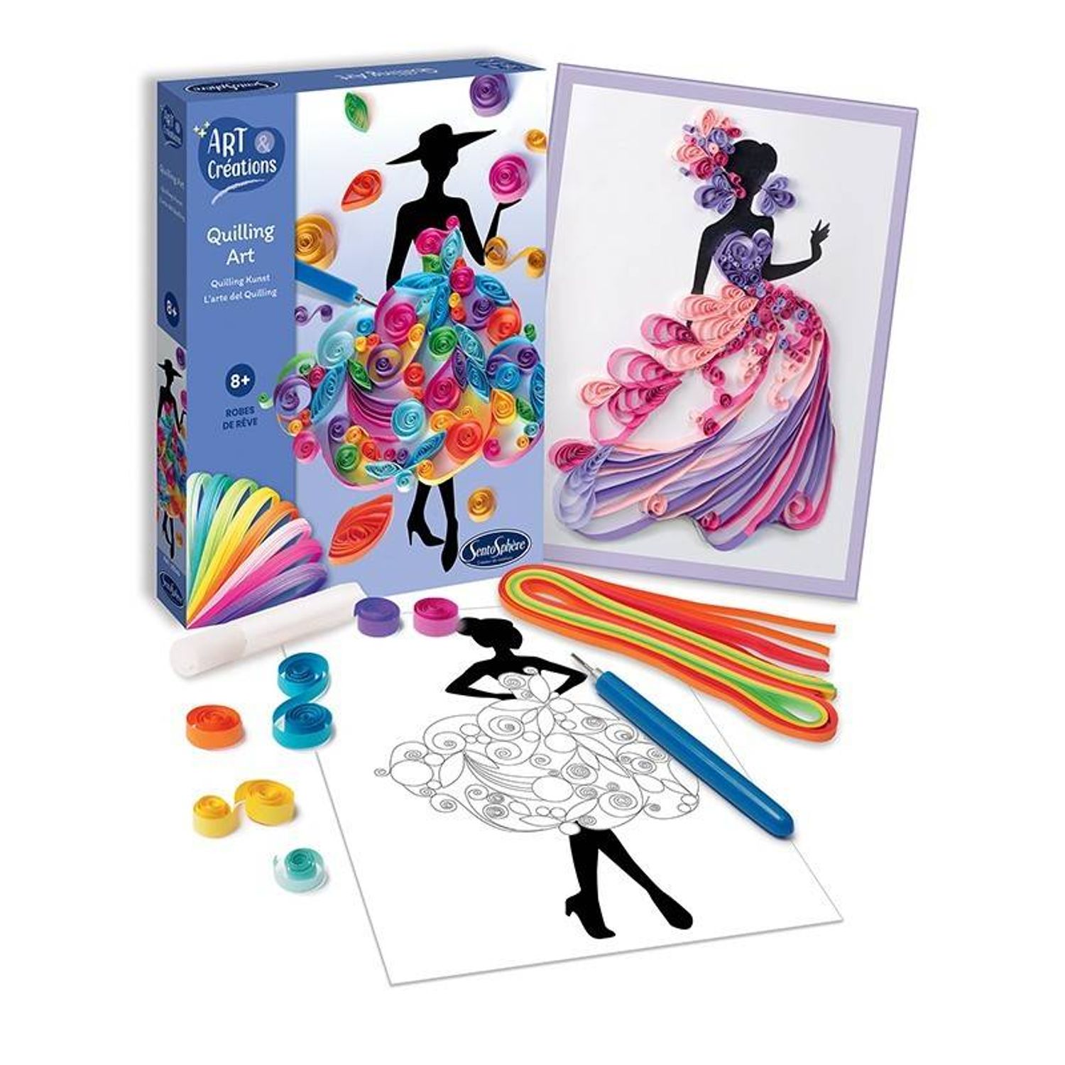 Kit Creativ Quilling Rochite fotografia produsului View 2 L