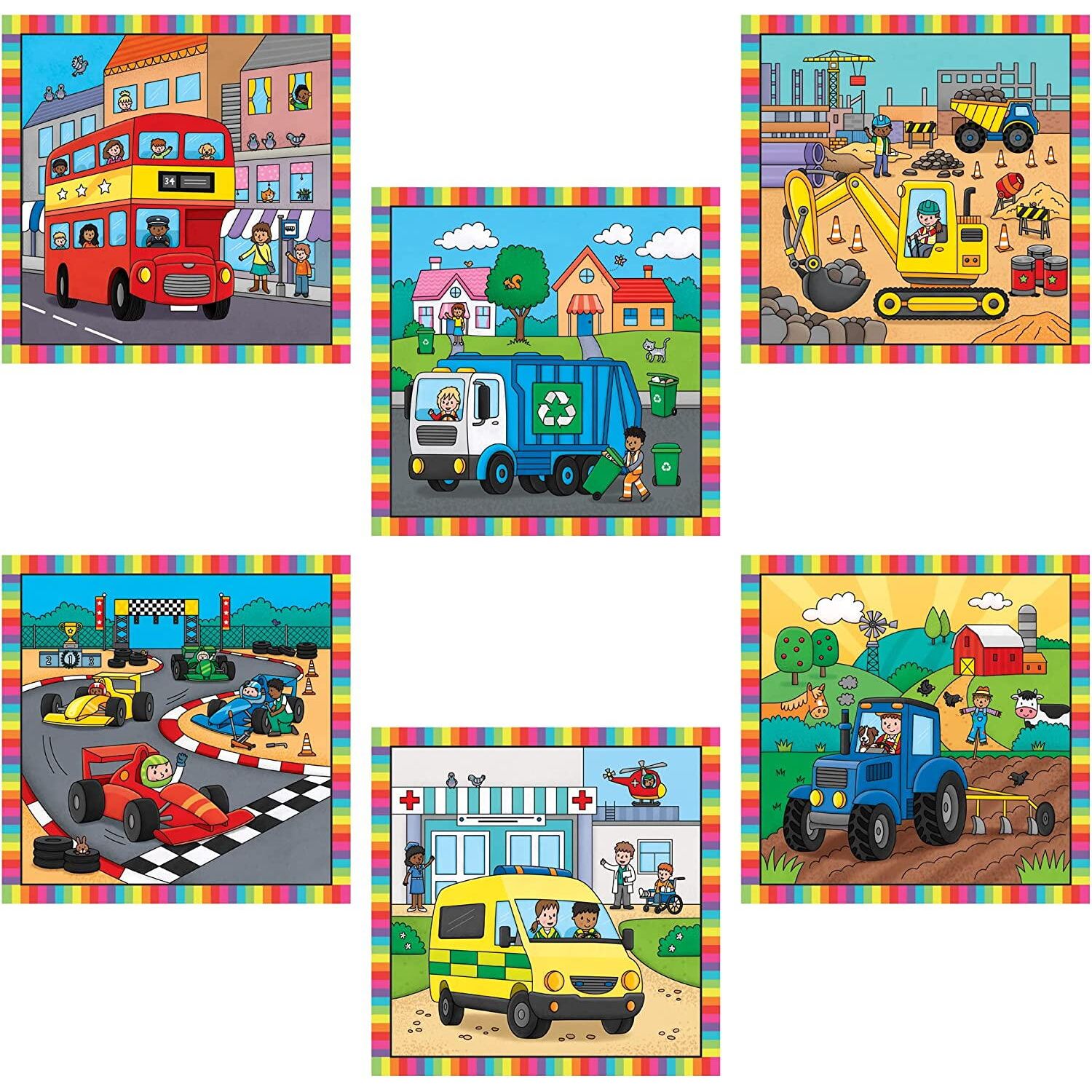 Baby Water Magic: Carte de colorat Vehicule fotografia produsului View 3 L