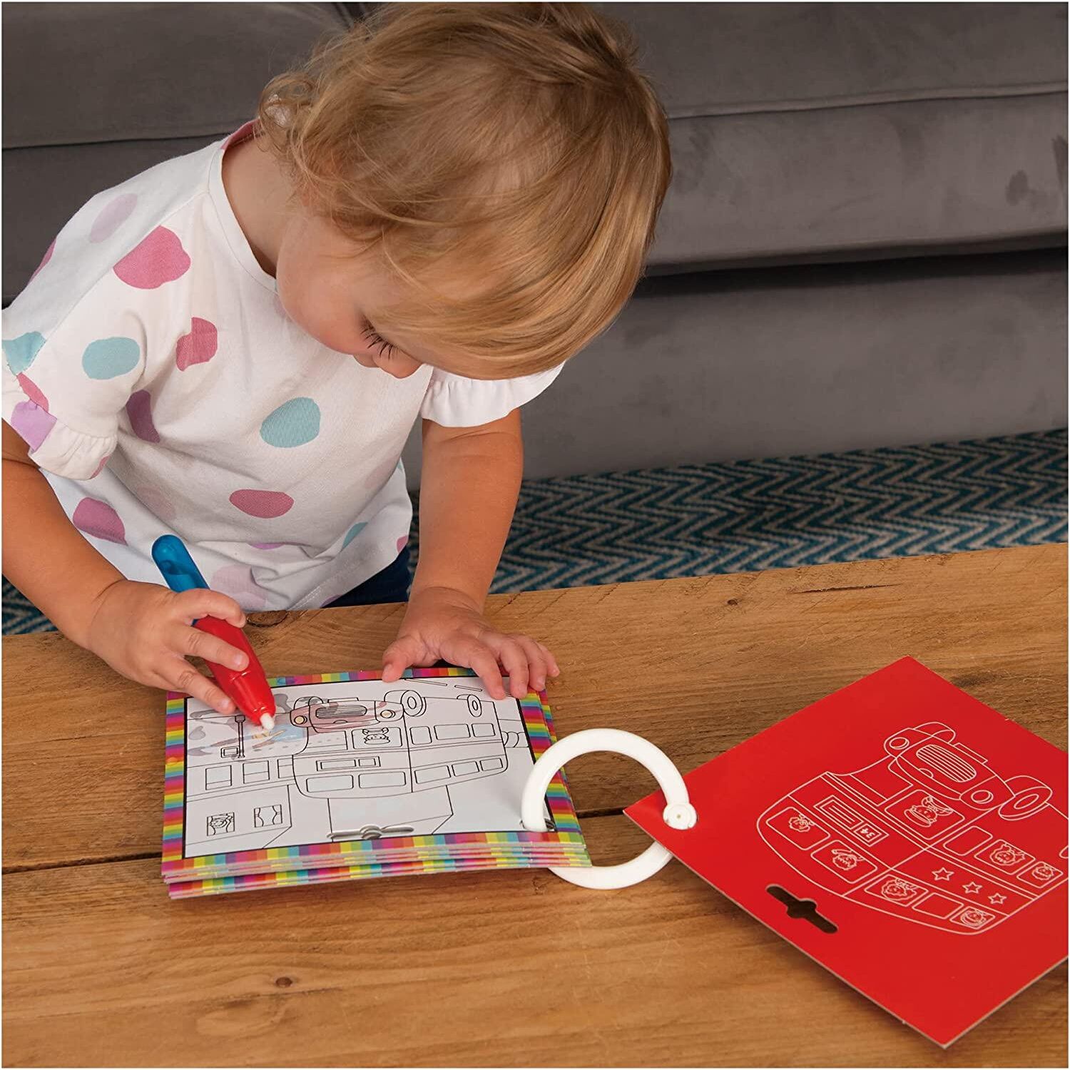 Baby Water Magic: Carte de colorat Vehicule fotografia produsului View 2 L