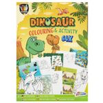 Carte de colorat cu activitati - Dinozaur fotografia produsului