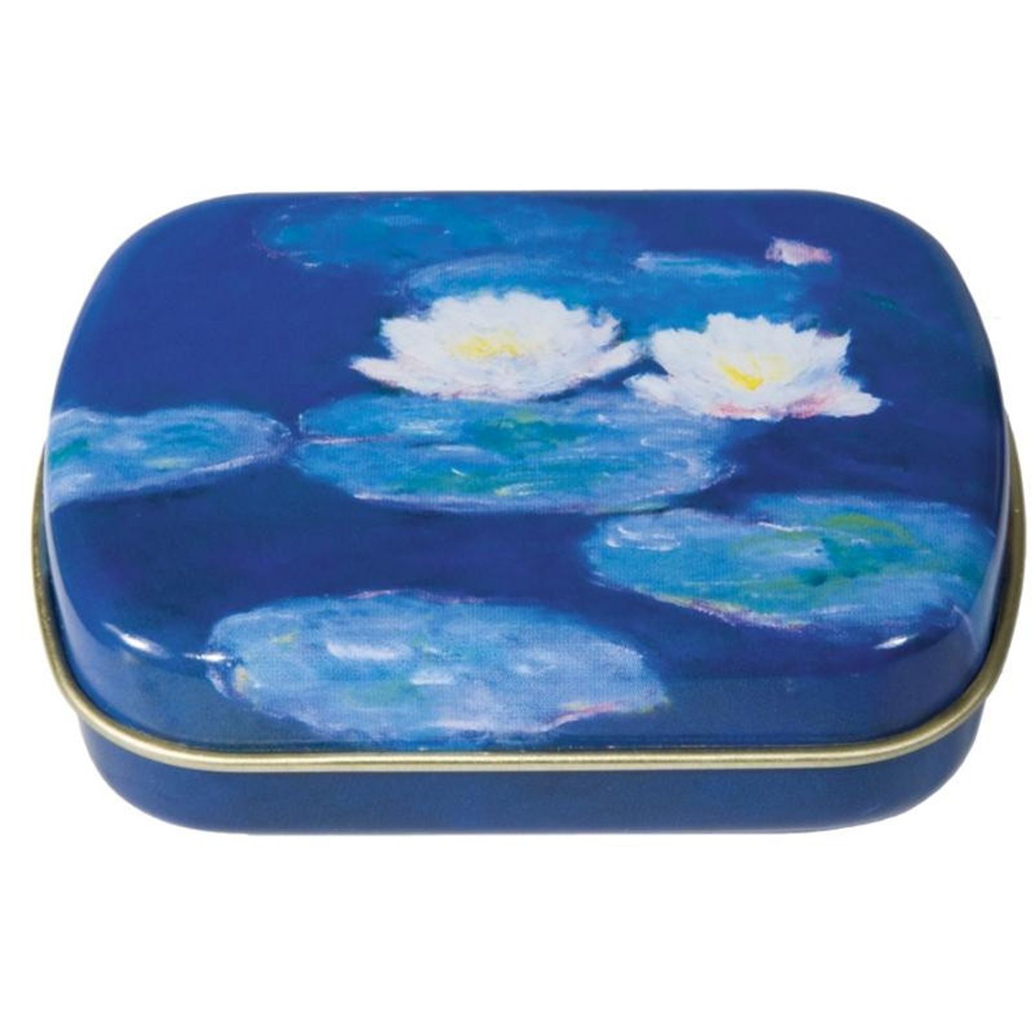 Cutiuta metalica Nympheas Monet fotografia produsului