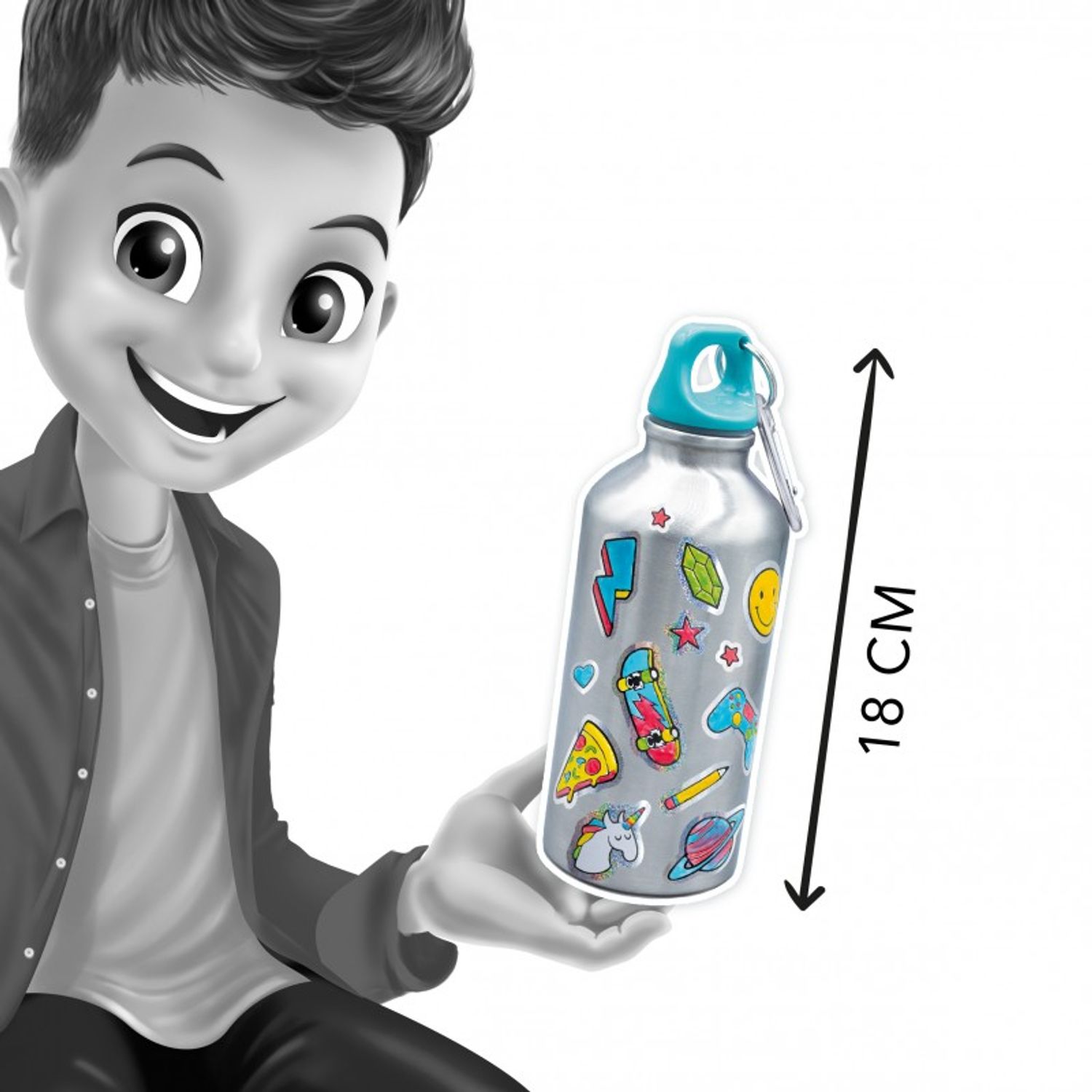 Set DIY - Sticla de apa personalizabila fotografia produsului View 5 L