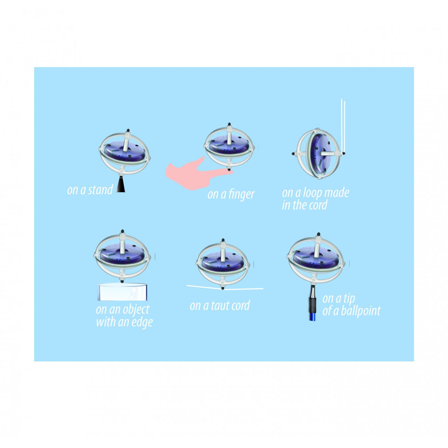 Giroscop UFO Navir fotografia produsului View 4 L
