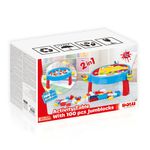 Masuta de activitati cu 100 cuburi de construit fotografia produsului View 2 S