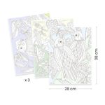 Mapa cu 3 postere de colorat Pasari, Djeco fotografia produsului View 3 S