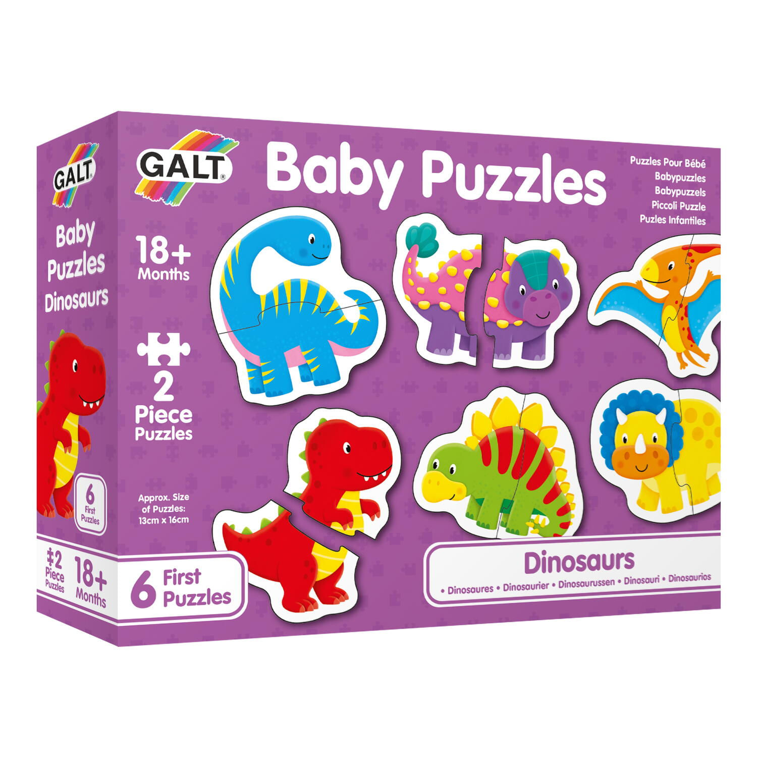 Baby Puzzle: Dinozauri (2 piese) fotografia produsului