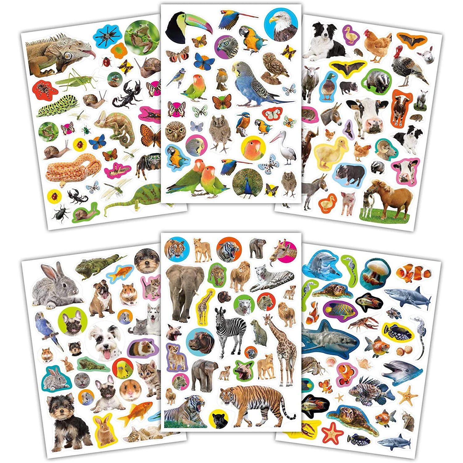 Carte cu abtibilduri - Animalute fotografia produsului View 2 L