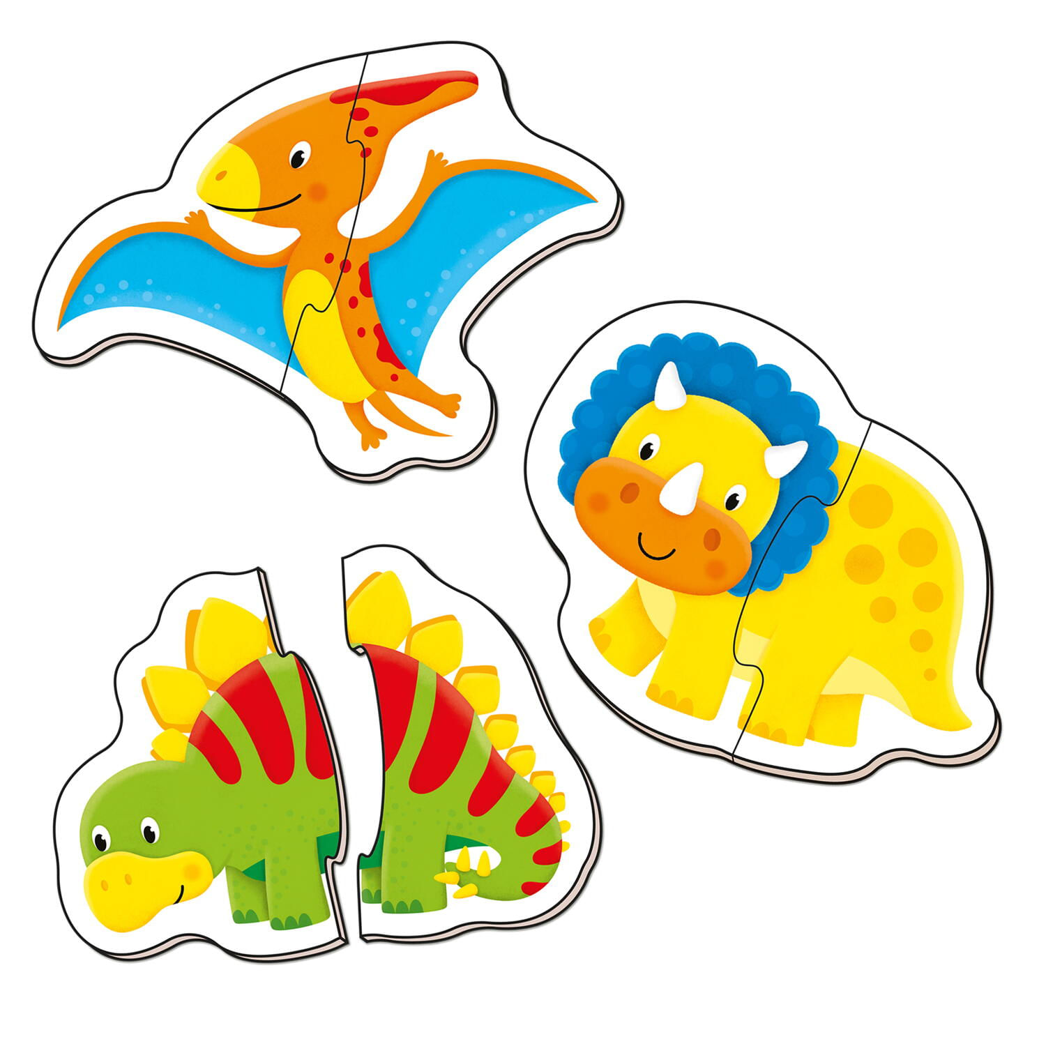 Baby Puzzle: Dinozauri (2 piese) fotografia produsului View 2 L