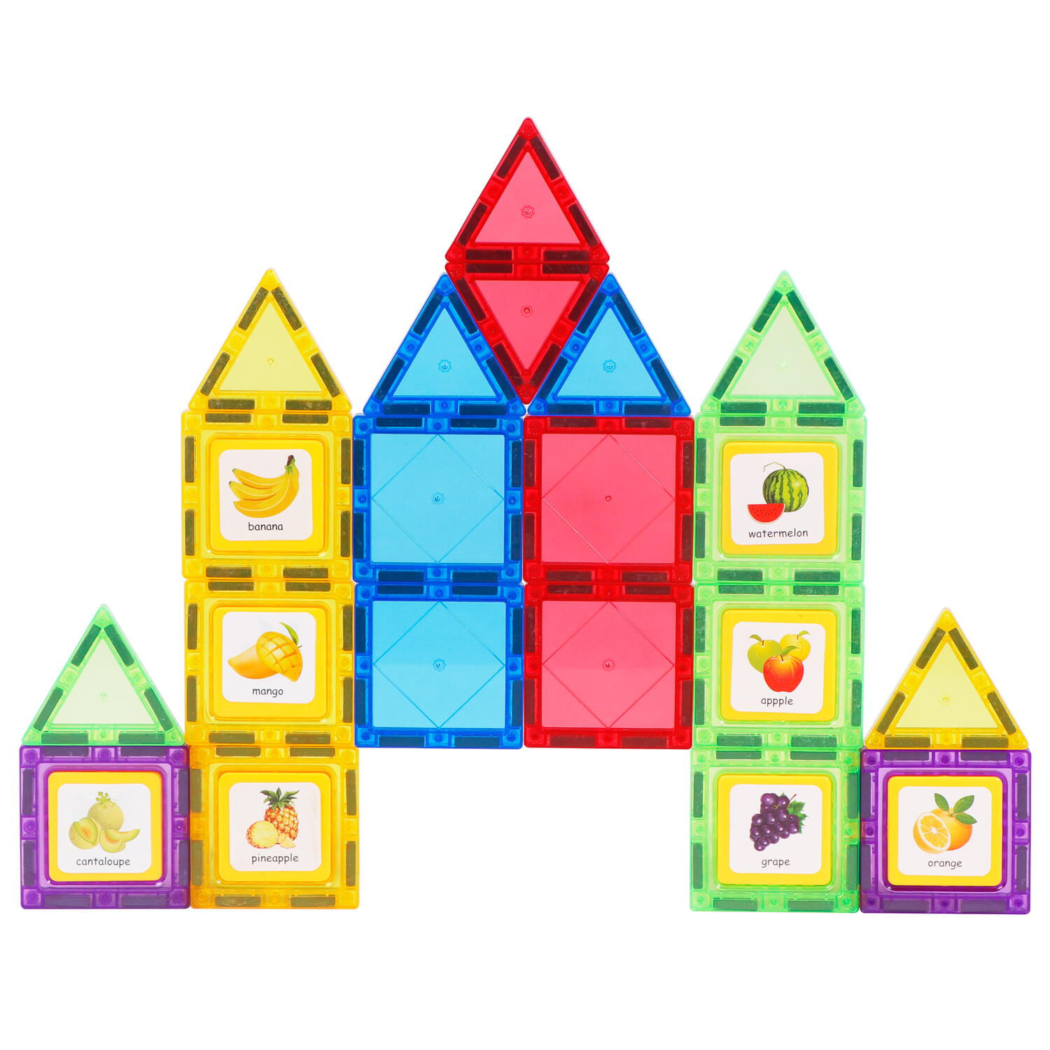 Set de constructie magnetic 3D - 28 piese fotografia produsului View 2 L