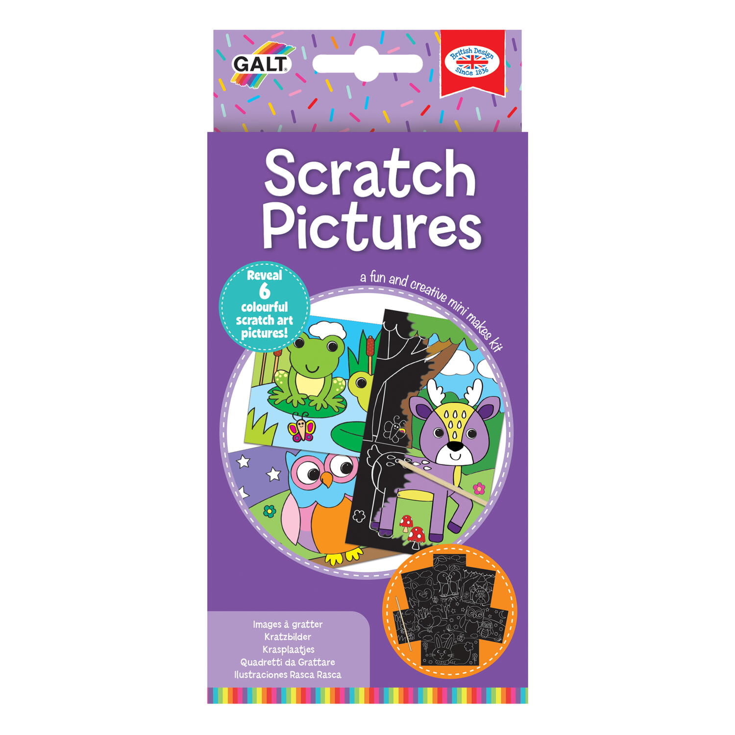 Set creativ de razuit - Animalute fotografia produsului