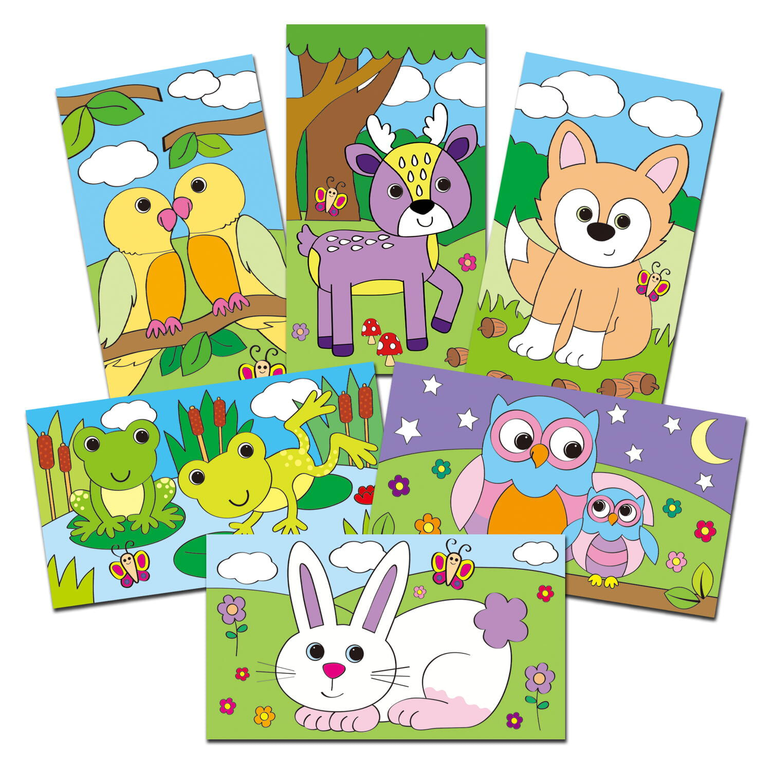 Set creativ de razuit - Animalute fotografia produsului View 2 L