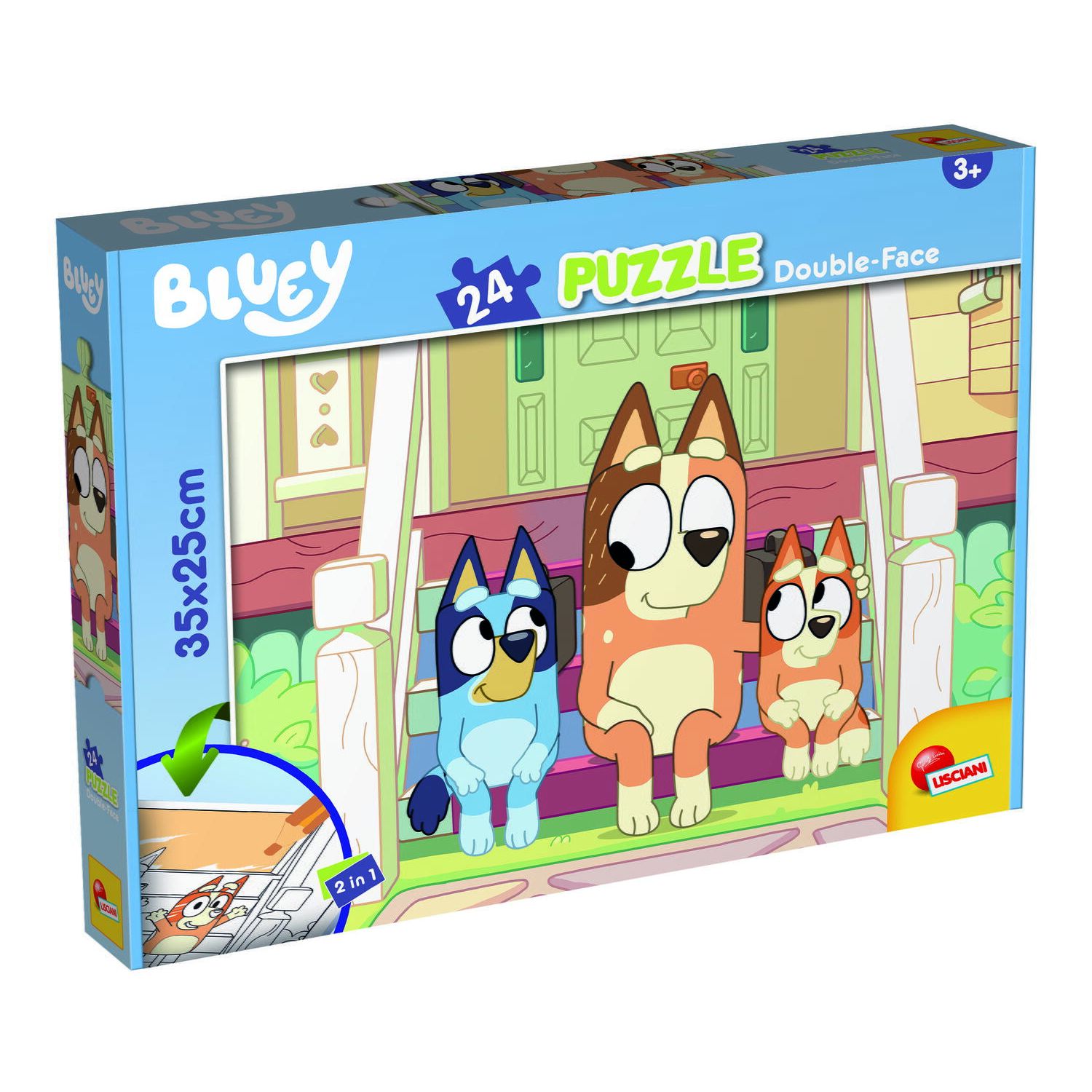 Puzzle de colorat - Bluey  Mr Monkey Jocks (24 piese) fotografia produsului