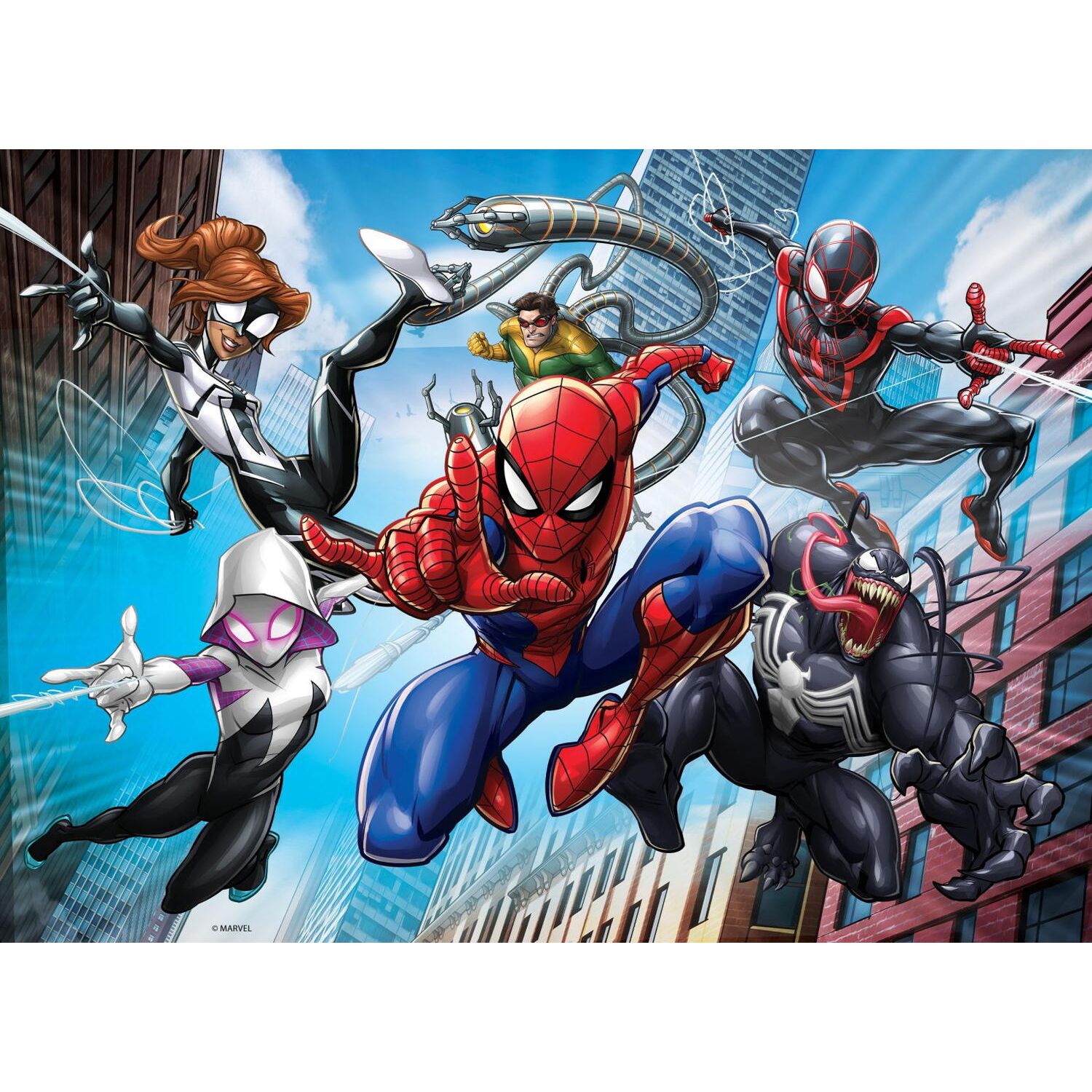 Puzzle de colorat - Spiderman (48 de piese) fotografia produsului View 2 L