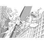 Puzzle de colorat - Spiderman (48 de piese) fotografia produsului View 3 S