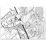 Puzzle de colorat maxi - Spiderman (4 x 48 de piese) fotografia produsului View 5 S