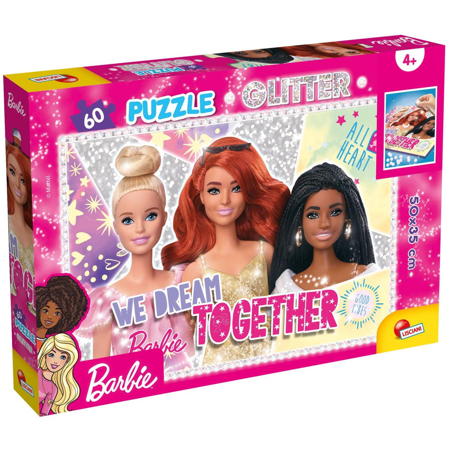 Puzzle GLITTER Barbie - SELFIE (60 de piese) fotografia produsului