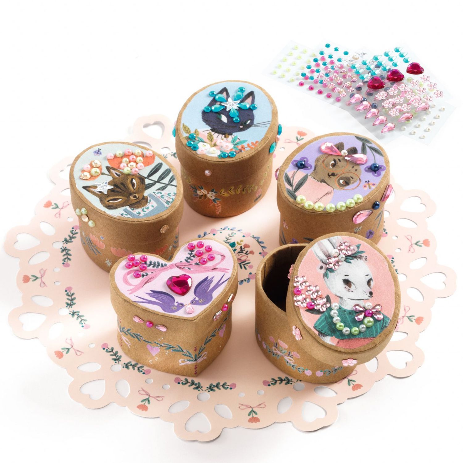 Set DIY Djeco, Cutii si cutiute fotografia produsului View 3 L