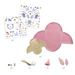 Set DIY Djeco, Poseta si portmoneu fotografia produsului View 3 S