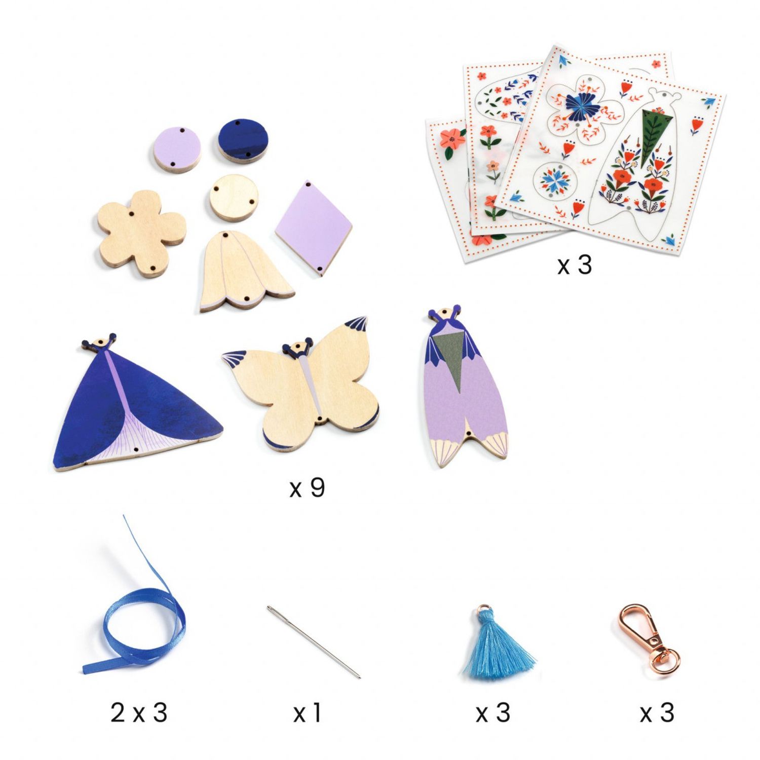 Set DIY Djeco, Brelocuri si accesorii fotografia produsului View 4 L