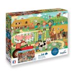 Puzzle Ferma si Oras 2x24 Pcs fotografia produsului View 4 S