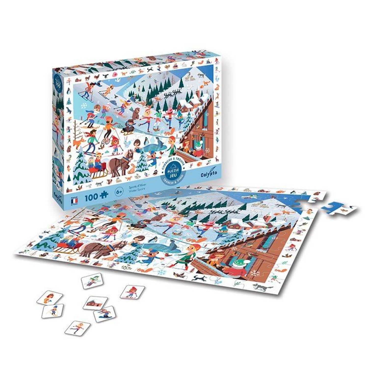 Puzzle La munte 100 Pcs fotografia produsului View 2 L
