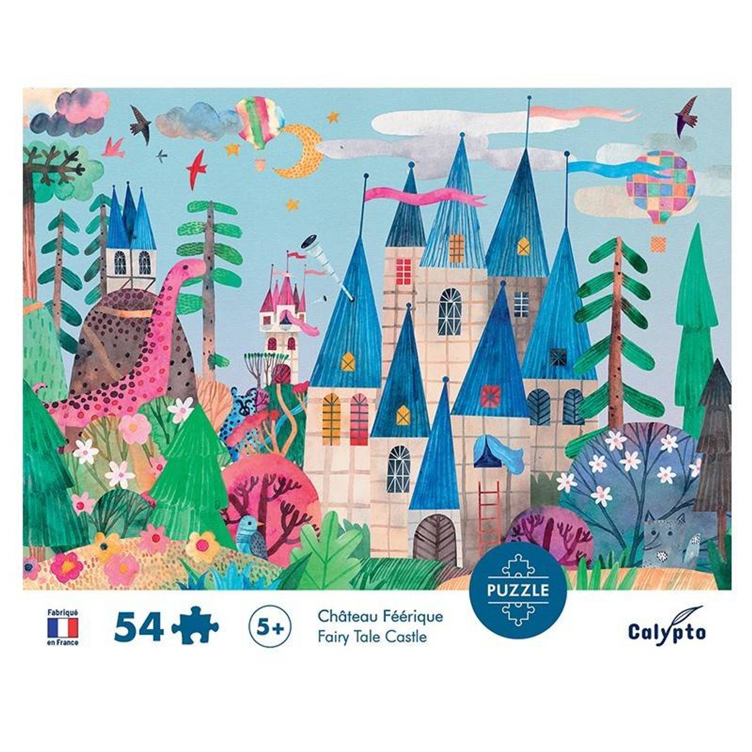 Puzzle Castel de Printesa 54 Piese fotografia produsului