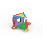 Set de constructie magnetic Supermag Projects House, 30 piese fotografia produsului View 6 S