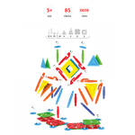 Set de constructie magnetic Supermag Projects Multicolor, 85 piese fotografia produsului View 3 S