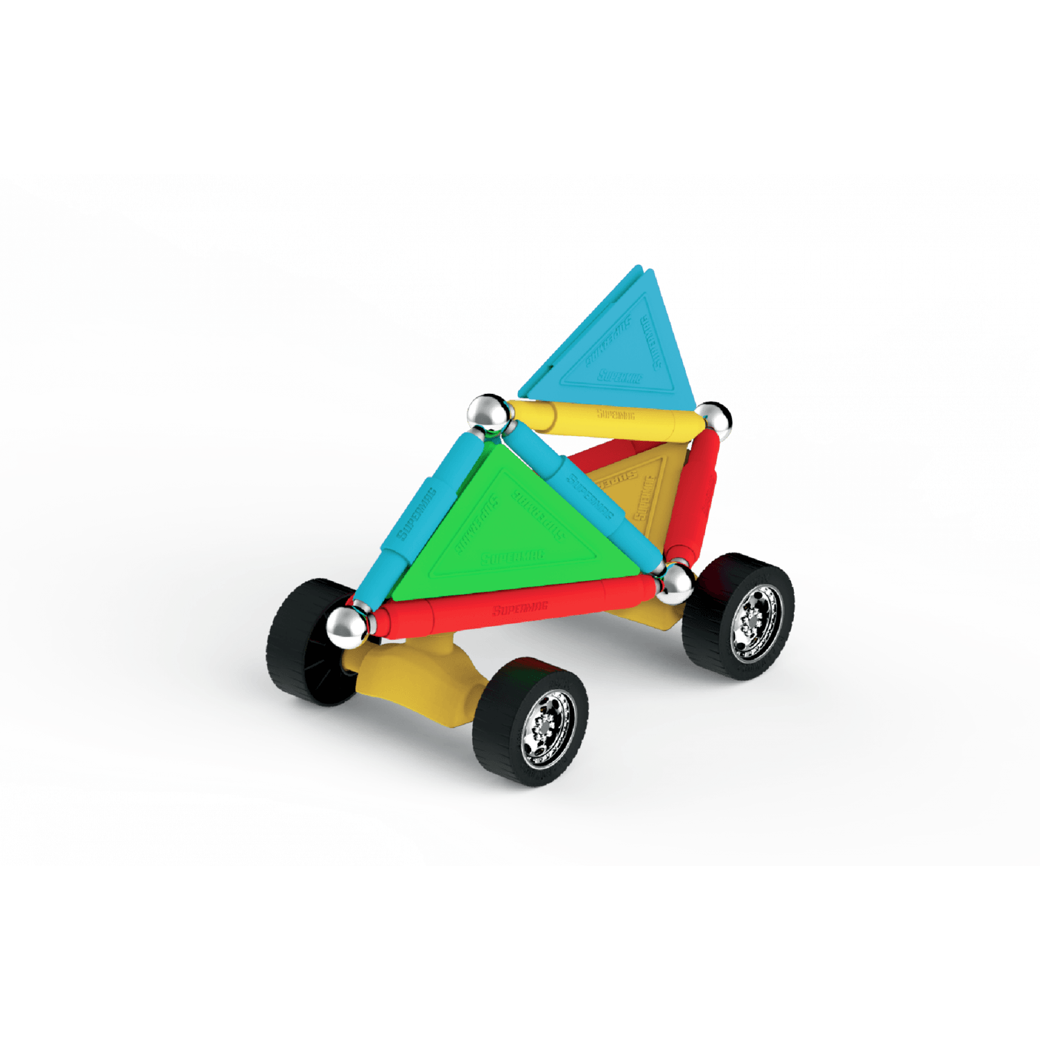 Set de constructie magnetic Supermag Projects Wheels, 40 piese fotografia produsului View 4 L
