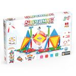 Set de constructie magnetic Supermag Projects Multicolor, 85 piese fotografia produsului