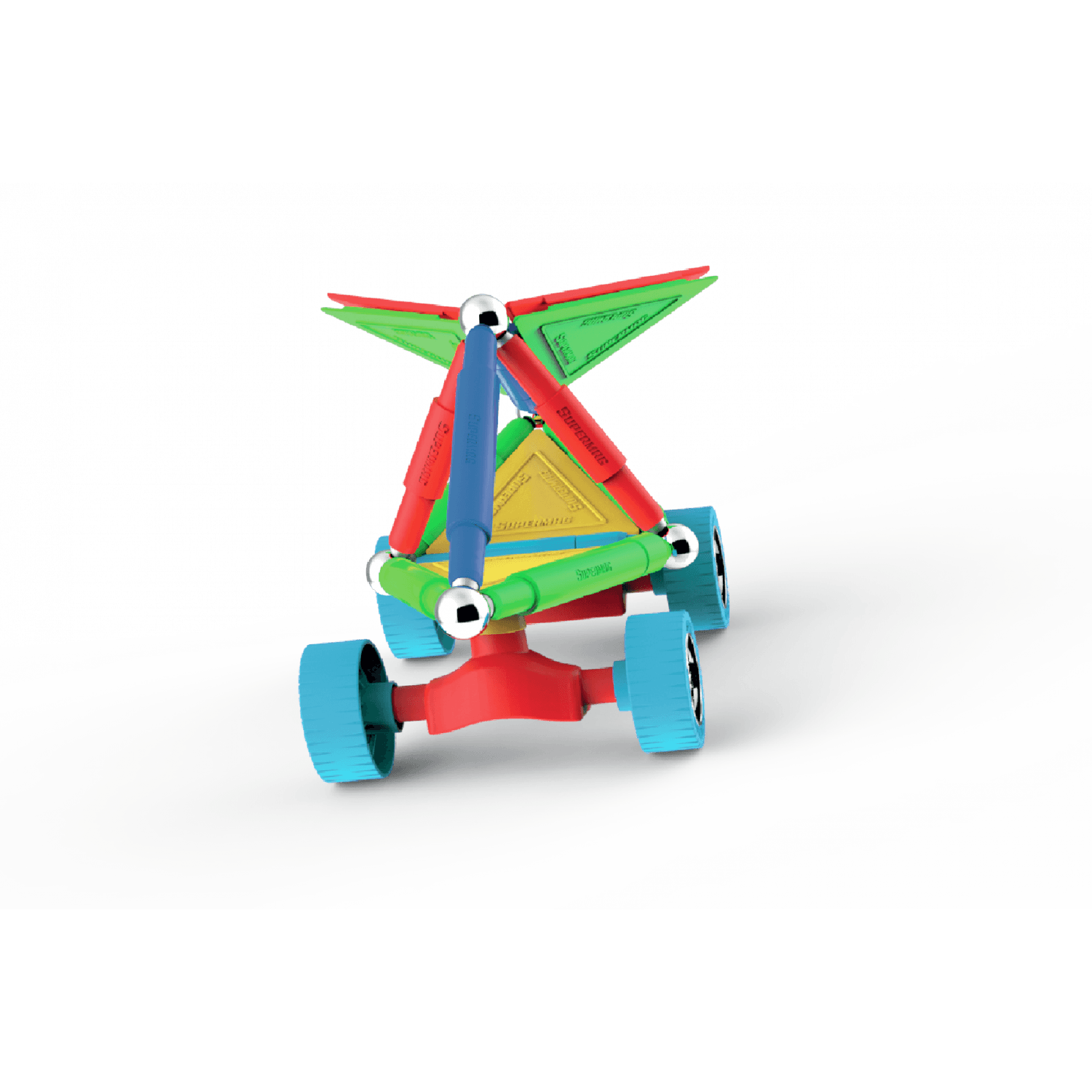 Set de constructie magnetic Supermag Projects Wheels, 40 piese fotografia produsului View 6 L