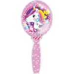 Perie de par cu sclipici cu model unicorn fotografia produsului View 2 S