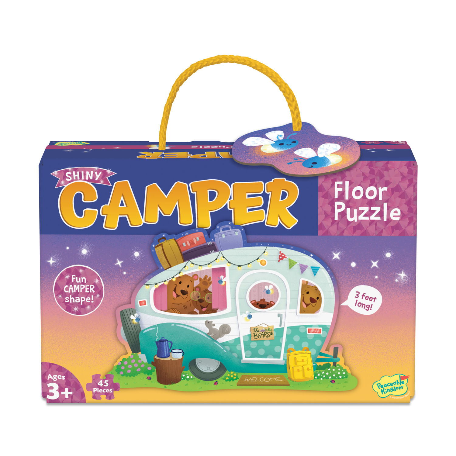 Puzzle de podea in forma de rulota, Camper floor puzzle fotografia produsului